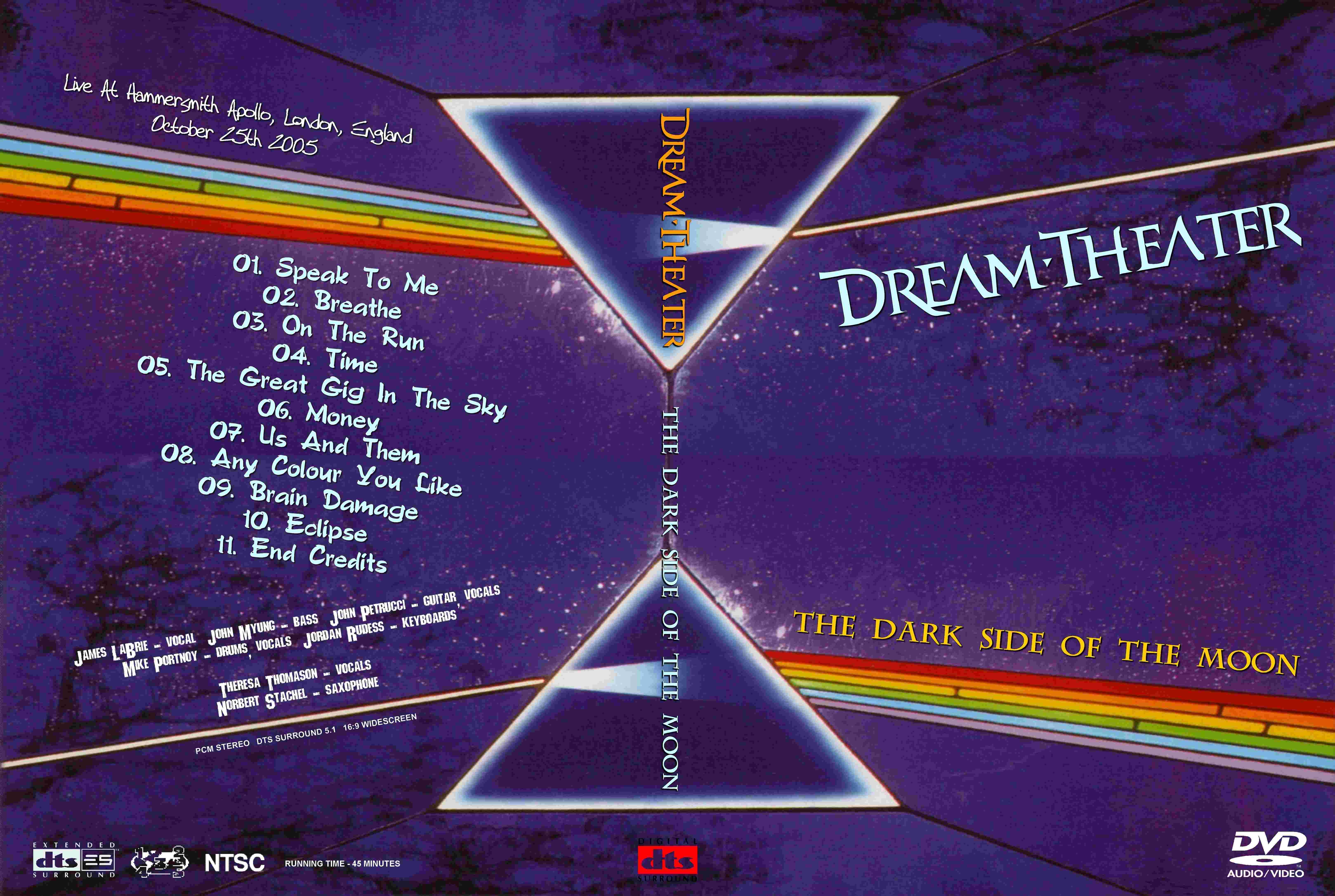 Dream Theater The Dark Side Of The Moon : Front | DVD Covers | Cover  Century | Over 1.000.000 Album Art covers for free